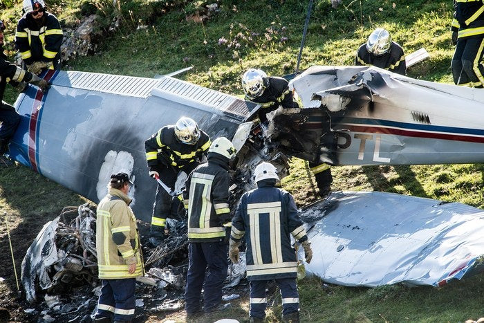 Ελβετία: Συνετρίβη αεροπλάνο – Νεκροί και οι τρεις επιβάτες (εικόνες)